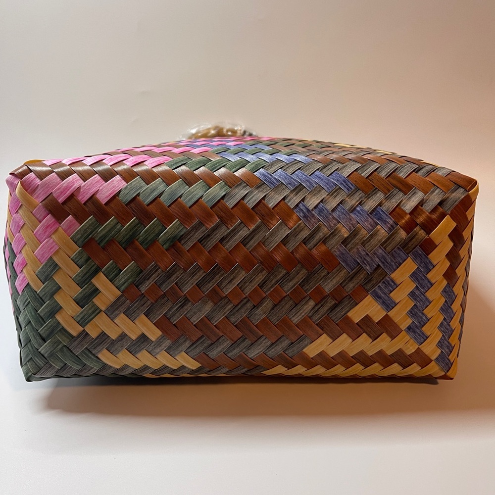 ๐ Top Handle Straw Tote Bag - Picture 5 of 13